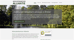 Desktop Screenshot of advocatenkantooralliantie.nl